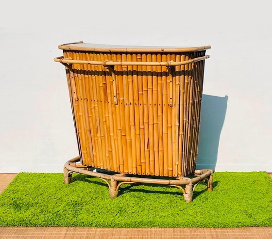 Image 1 of Bamboe ' Tiki ' bar ~ Vintage 50s ~ Balie