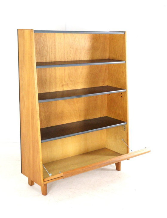 Image 1 of Mobile libreria vintage in stile rovere Pastoe