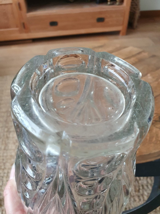 Bellissimo vaso vintage Sklo Union "Lily" – Rudolf Schröter, circa 1950 – Vasi, Glass (photo 8 of 10)