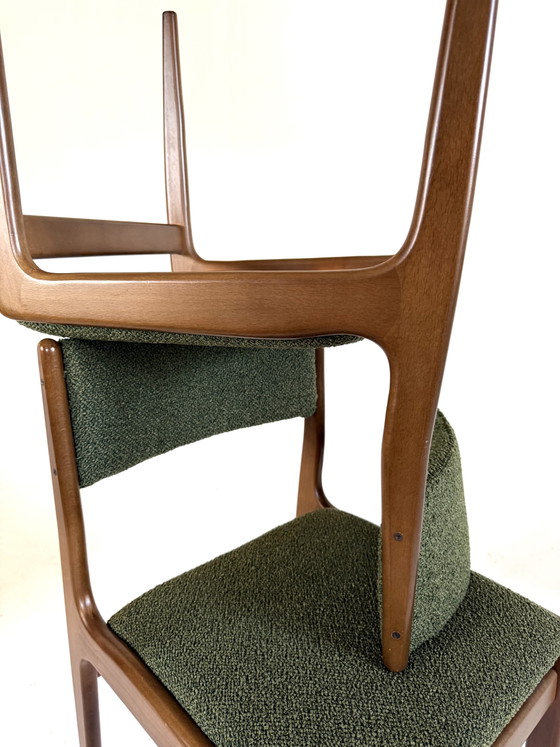 Image 1 of 4x restored Danish dining chair '60