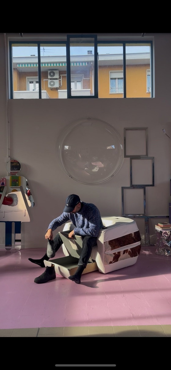 Image 1 of 2 POLTRONE LETTO DESIGN ANNI 70