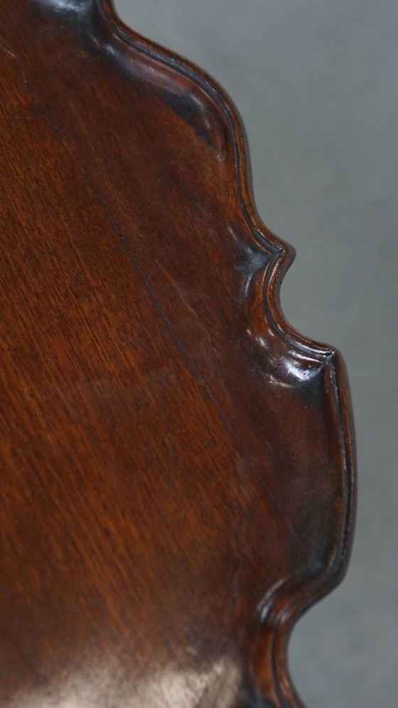 Image 1 of Antigua mesa de vino/mesa auxiliar inglesa del siglo XIX