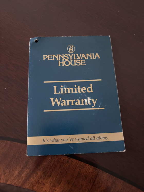 Image 1 of Pennsylvania House mahogany sideboard - original label