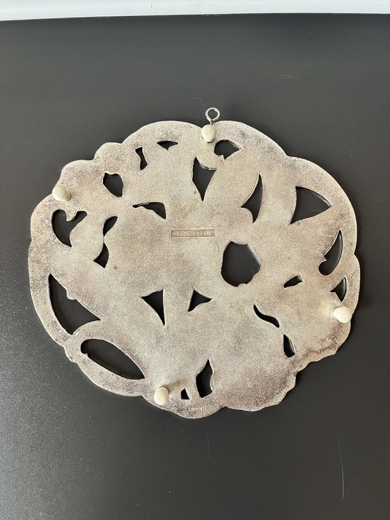 Image 1 of Zilveren onderzetter WM A Rogers