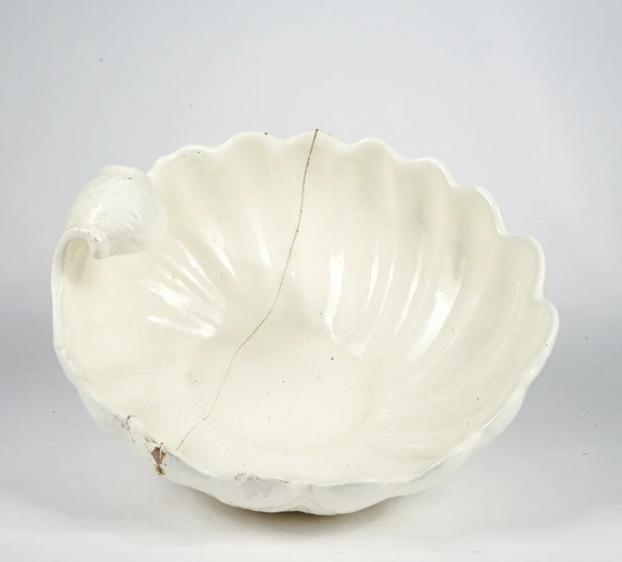 Grande zuppiera in porcellana bianca a forma di conchiglia riparata, Italia 1960 – Stoviglie, Italian Design (photo 7 of 8)