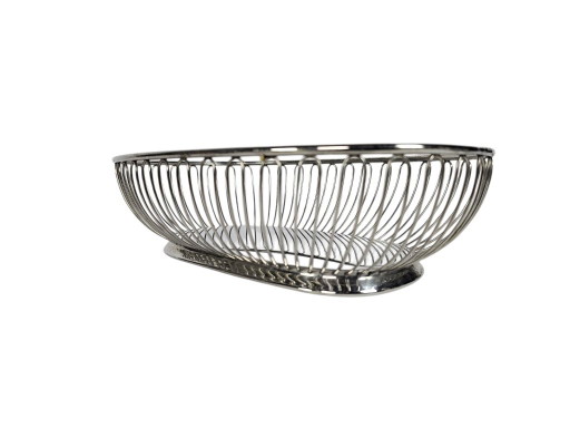 Ettore Per Alessi - Alfra Alessi - Cesto Pane - Filo d'Acciaio - Anni '60 – tafelaccessoires, Metal, rvs