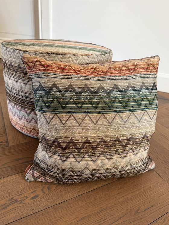 Missoni Pouf + 3 passende Kissen – Dekorative Objekte, Other (photo 3 of 7)