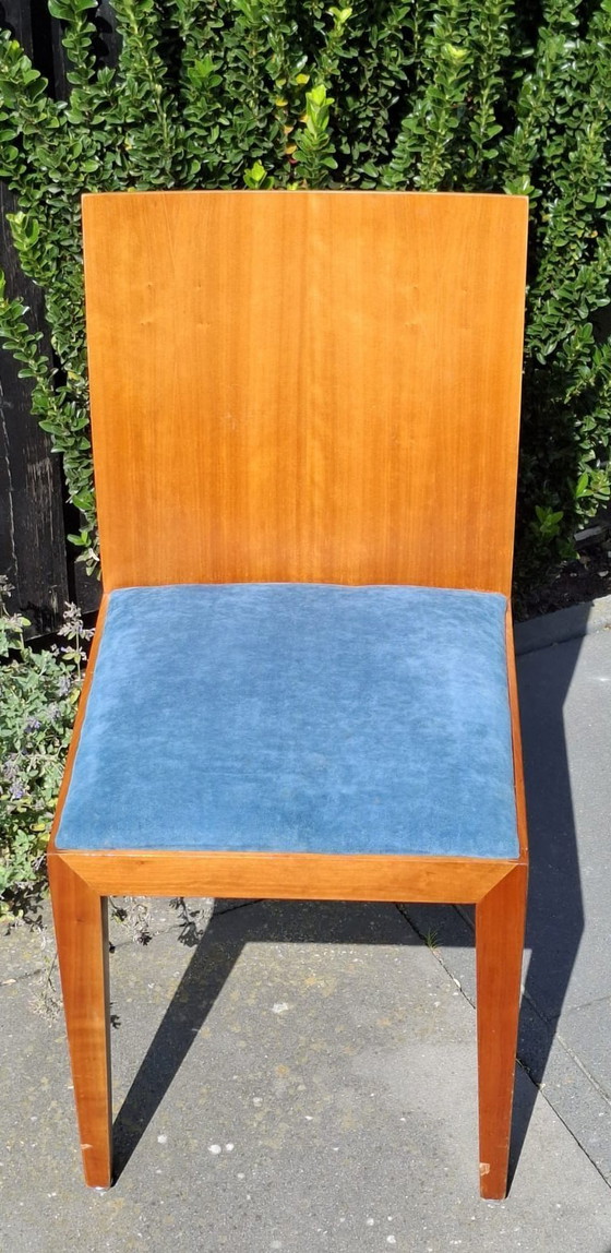 Image 1 of 4 sedie Arco Flex con Alcantara - Design olandese - Vintage