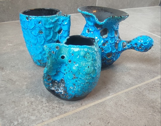 Image 1 of Ensemble céramique Cyclope Emaux des Glaciers