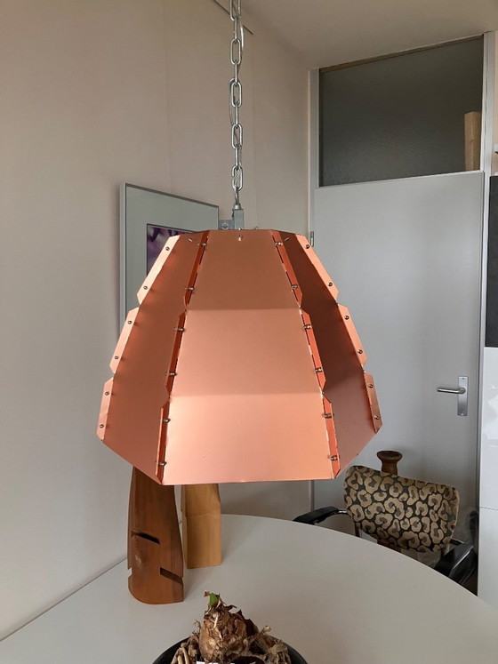 Image 1 of Kupferne Pendelleuchte, Marke Qazqa