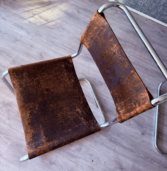 Image 1 of Vintage Thonet S33 van Mart Stam, met een bijzondere patina, circa jaren 60.