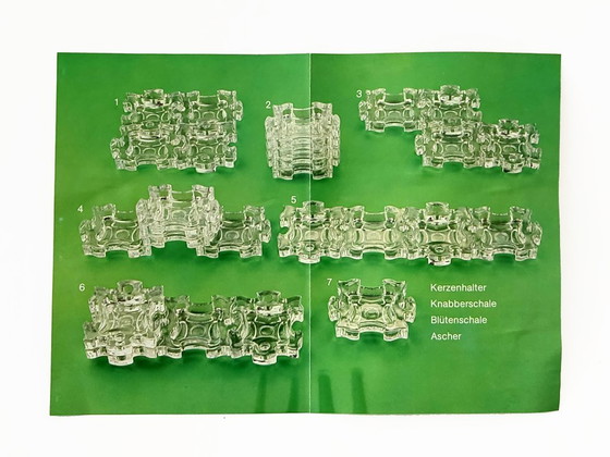 Candlestick Cascade Veba Glas Germany – Veba Glas, AG Sinzig Germany, Candle holders (photo 8 of 12)