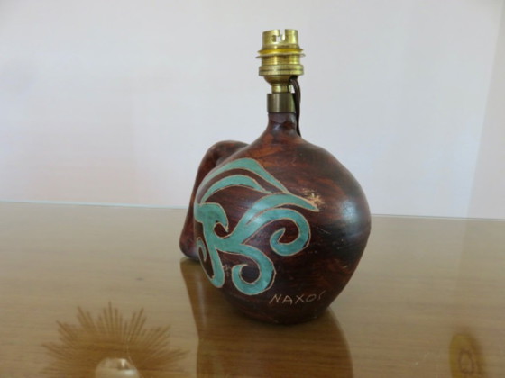 Image 1 of Lamp van keramiek, gesigneerd, circa 1960