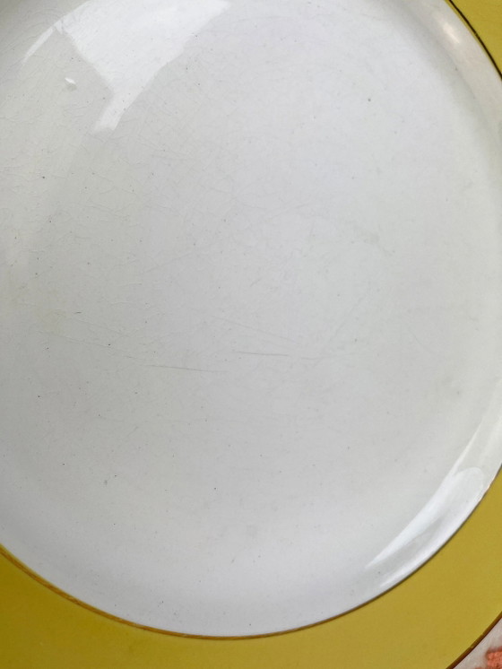 Plat rond jaune doré L'AMANDINOISE Modèle 7894 – Vaisselle (photo 5 of 7)