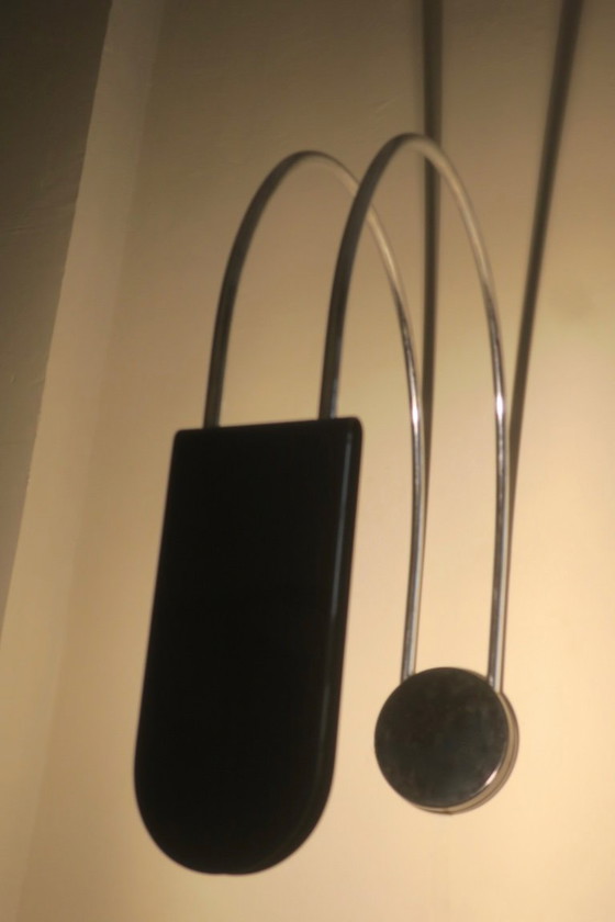Image 1 of Mid-Century Modern boogvormige wandlamp van Bruno Gecchelin voor Skipper and Pollux, Italië, jaren 70.