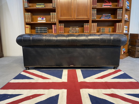 Twee stoere banken vintage zwart – Winchester, Leather (photo 3 of 7)