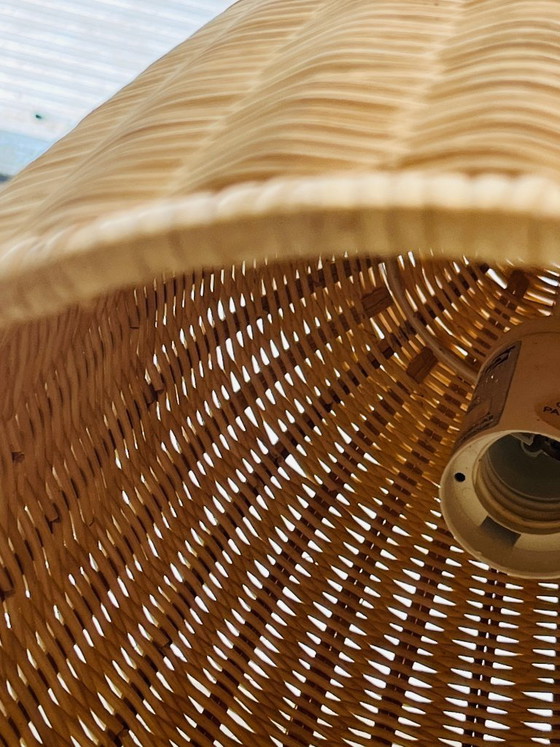 Vintage Ikea Wicker Pendant Light, Bohemian Chic Style – Pendant lamps, Bamboo (photo 11 of 12)