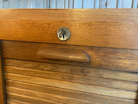 Image 1 of Rolluikkast Archiefkast Muziekkast Vintage Frans