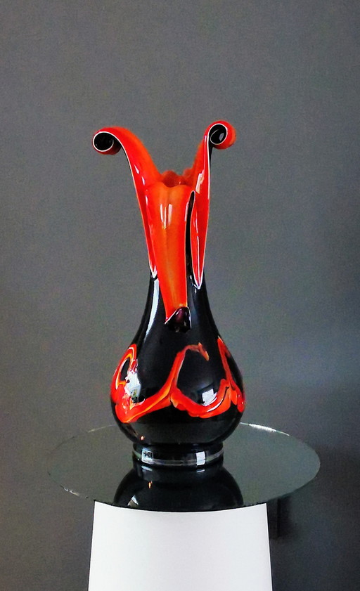 Darius Zarrin, glass Art Vase