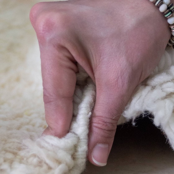 Alfombra de lana hecha a mano de Marruecos 2.5 x 1.5 m – Wool (photo 4 of 9)