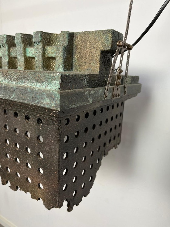 Image 1 of Lámpara colgante de aspecto industrial único de Kor Smeenge