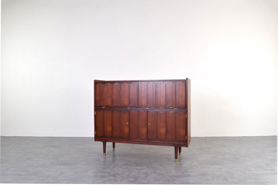 Image 1 of Mid-Century Norwegian Teak Highboard, 1960s.