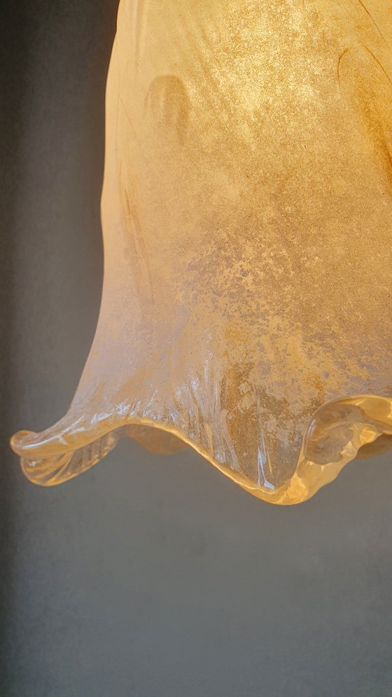 Image 1 of Set van 2 Vintage Murano hanglampen - Mid Century - Italy