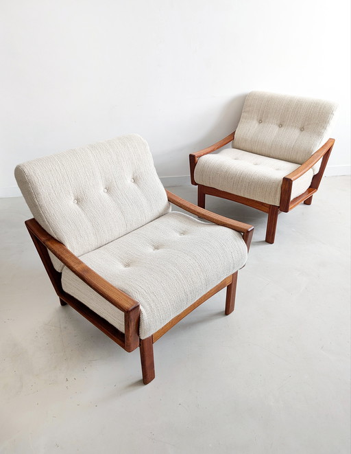 Grete Jalk For Glostrup 1960'S  Midcentury Loungechairs