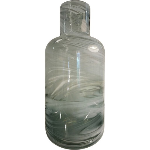 Vase vintage en verre soufflé