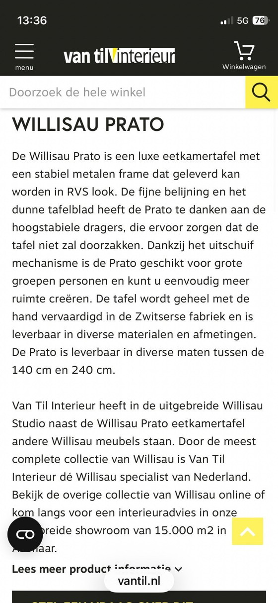 Image 1 of Beautiful Willisau dining table