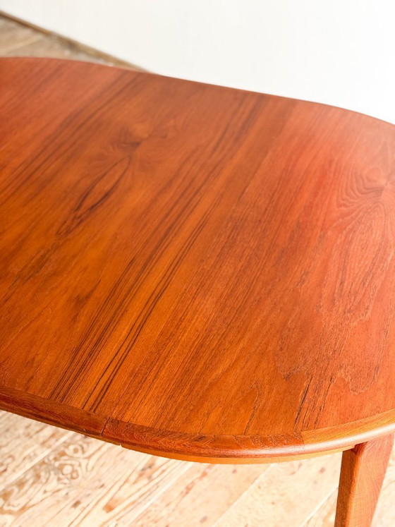 Image 1 of Deense uitschuifbare teakhouten eettafel van Sigh and Son