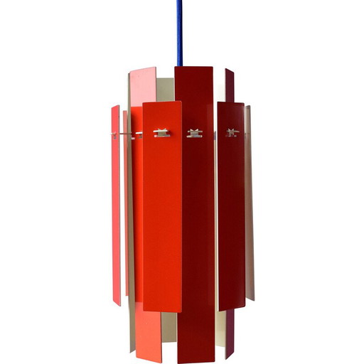 Vintage Cocktail hanglamp van Henning Rehhof voor Mist en Mørup, Denemarken 1970