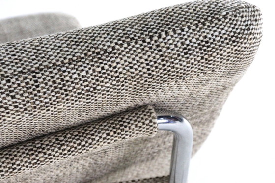 Image 1 of Vintage fauteuil 'Hierden' midcentury nieuwe gestoffeerd