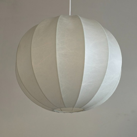 Image 1 of Vintage Cocoon Hanglamp van Goldkant – Duitsland 1970s – 35 cm – E27 – bolvormige Space Age Lamp
