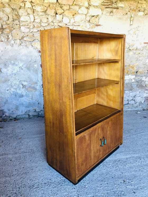 Image 1 of Vintage Wall Unit With / Bookcase Circa 1950’S