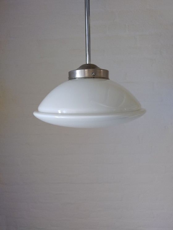 Image 1 of School lamp - Pendant lamp - Art Deco - Vintage