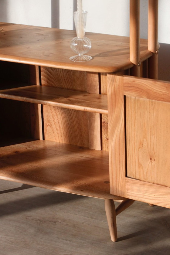 Image 1 of Bibliothèque / Séparateur de pièce Vintage - Modèle Windsor / Girafe - Ercol