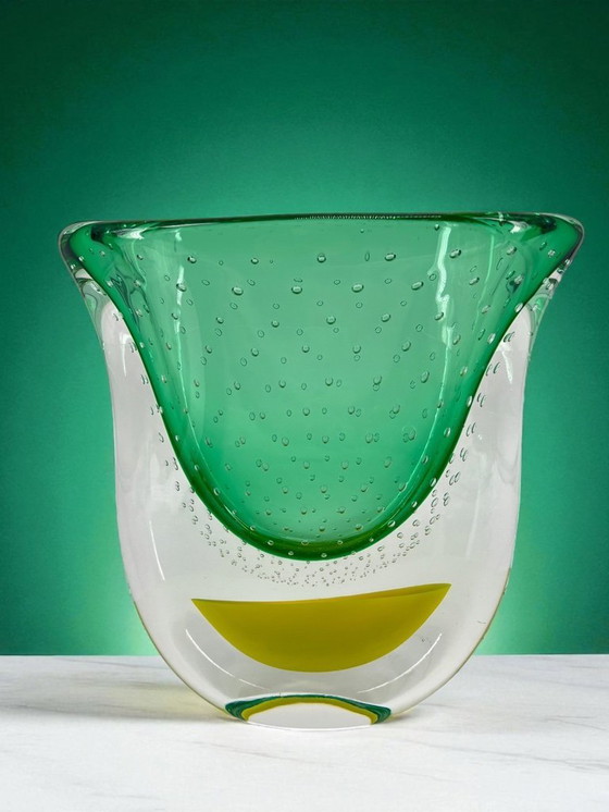 Image 1 of Murano Sommerso vaas h 30 cm