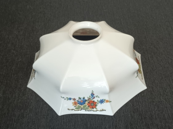 Paralume bianco opalino con fiori – Lampade a sospensione, Glass (photo 2 of 5)