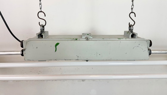 Image 1 of Lampada tubolare grigia industriale di Elektrosvit, anni '70