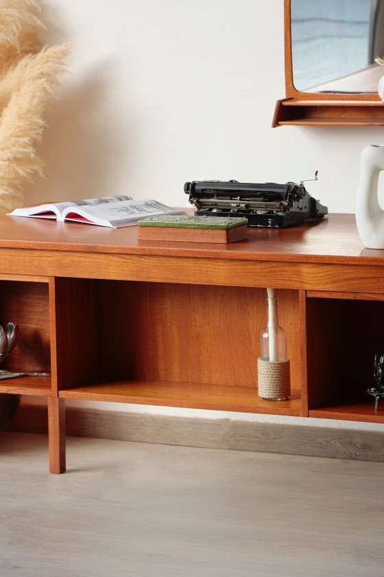 Image 1 of Scrivania vintage in teak, Danimarca – Domino Møbler (anni '60)