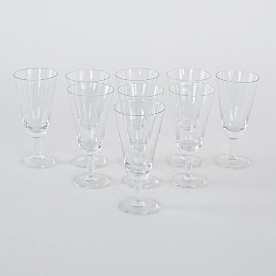 Image 1 of Set aus Kristallgläsern, dänisches Design, 1970er Jahre, hergestellt in Dänemark