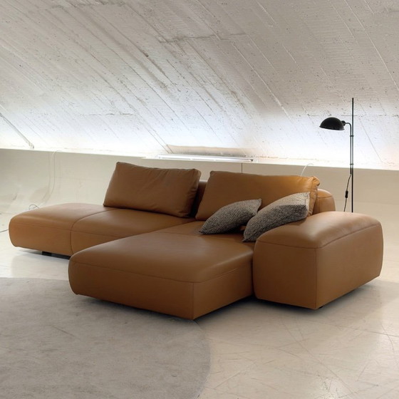 Image 1 of Bold leren chaise longue van Indera