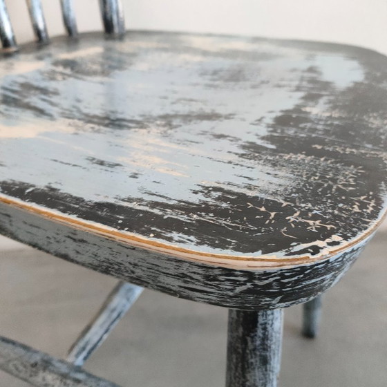 Image 1 of Vintage Brocante bar chairs (dining room, room chair)