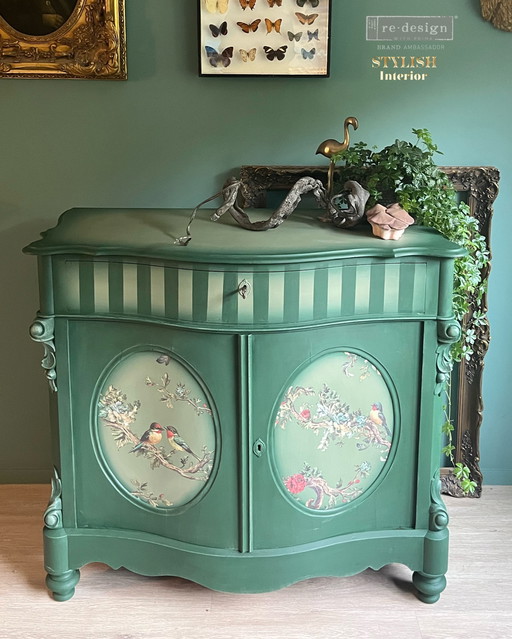 Biedermeier verde scuro
