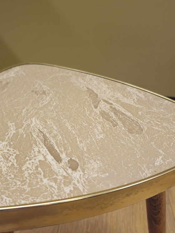 Image 1 of Vintage Plantentafeltje Tafeltje Bijzettafeltje Tafel Roze