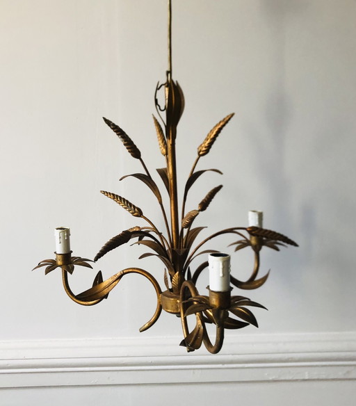Florentine chandelier known as wheat ear by Hans Kögl