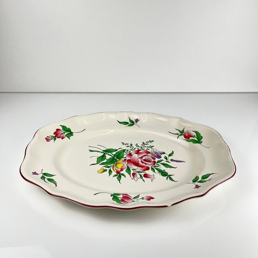 Large KG Luneville dish – Réverbère model