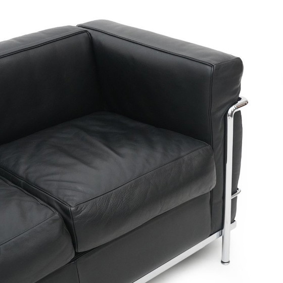 Image 1 of Canapé 2 places LC2 de Le Corbusier pour Cassina, années 1970