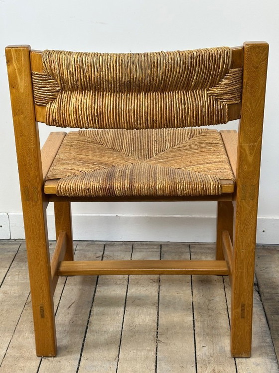 Image 1 of Set aus 6 Stühlen aus massiver Ulme, Maison REGAIN, 1970